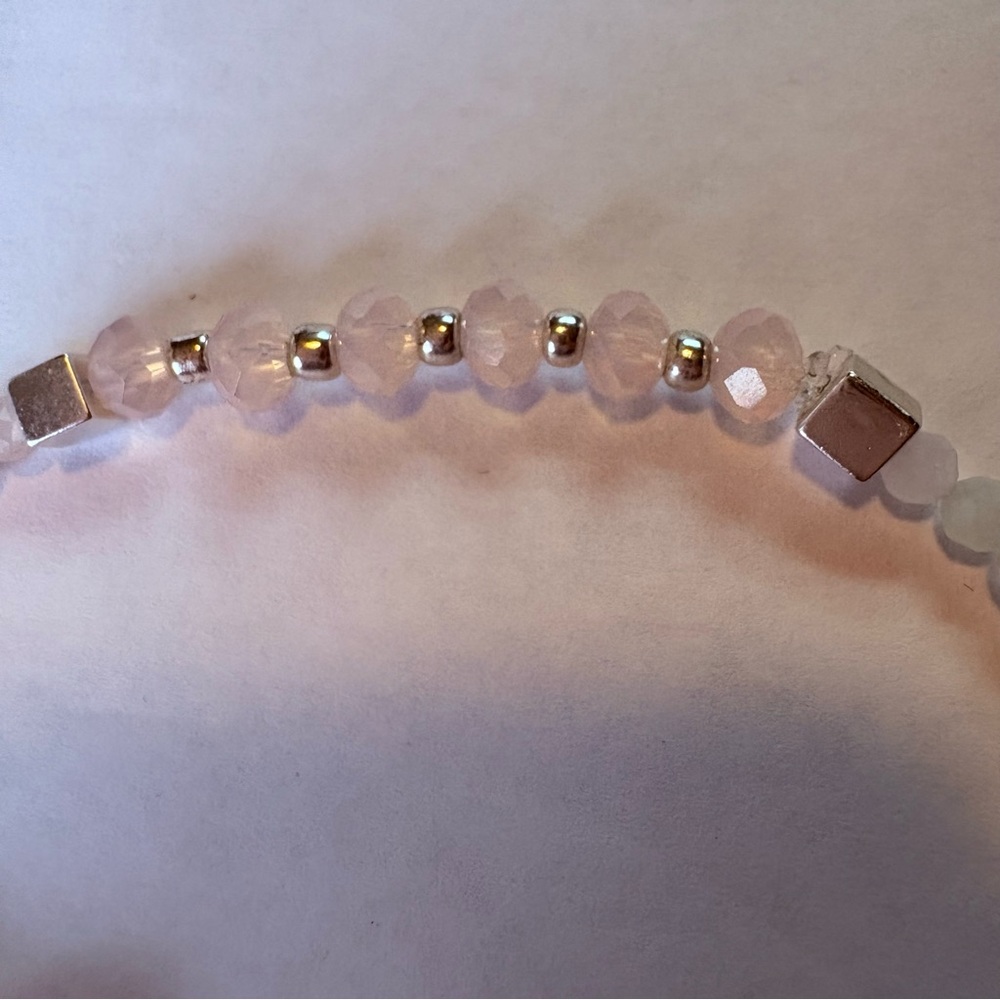 ***SOLD*** 3-Pc Artisan Hand Crafted Beaded Bracelet Genuine Stone & Glass Beads - Picture 8 of 9